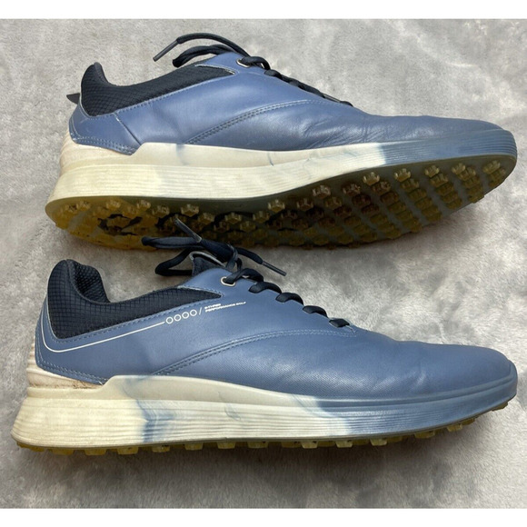 Ecco Mens S-Three Spikeless Golf Shoes Size 12-12.5/EU 46 Blue Gore-Tex Lace Up main image 11